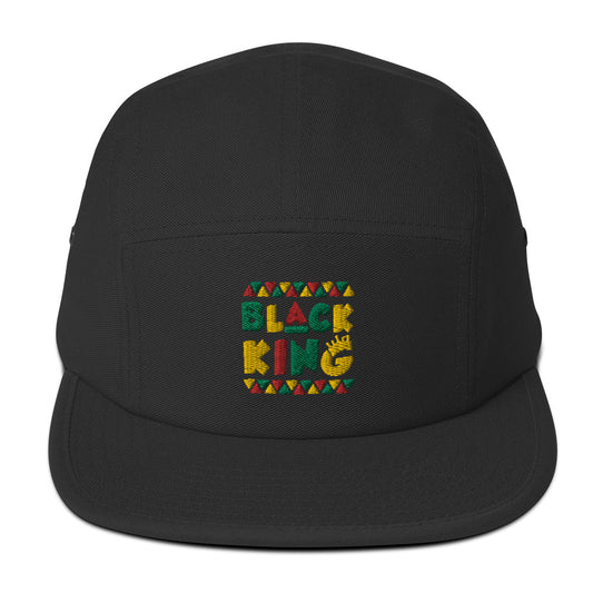 "Black King"  Five Panel Cap