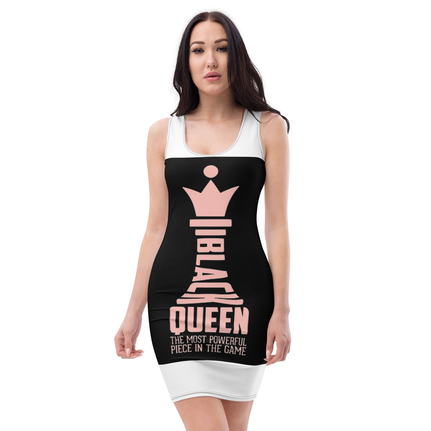 "Black Queen the Most Powerful Piece in the game"  Women's Bodycon dress