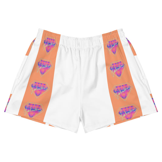 "Fabulous Diamond"  Women's Athletic Shorts