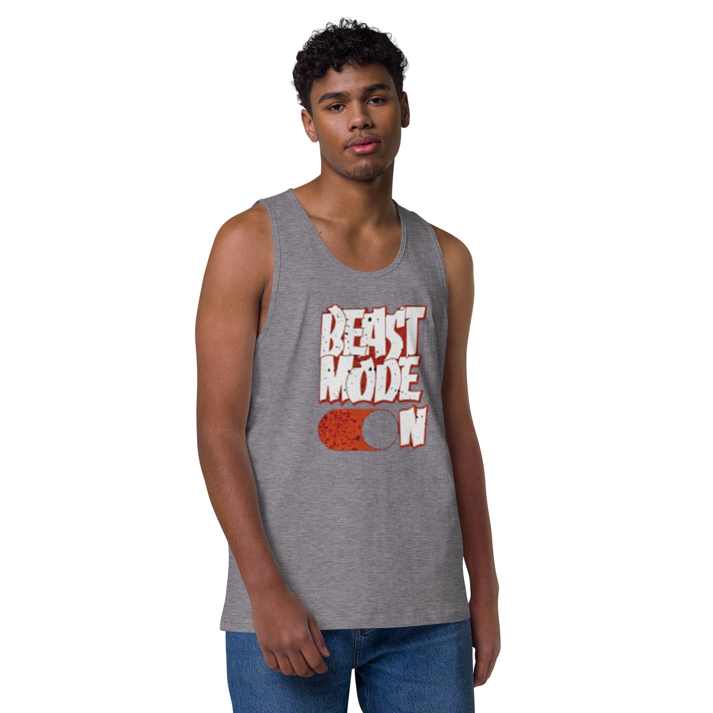 "Beast Mode On"  Men’s premium tank top