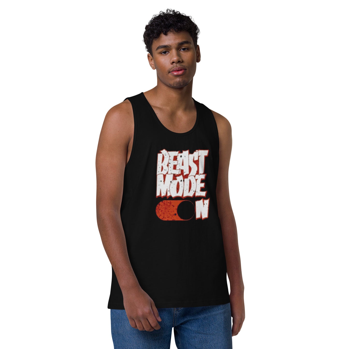 "Beast Mode On"  Men’s premium tank top