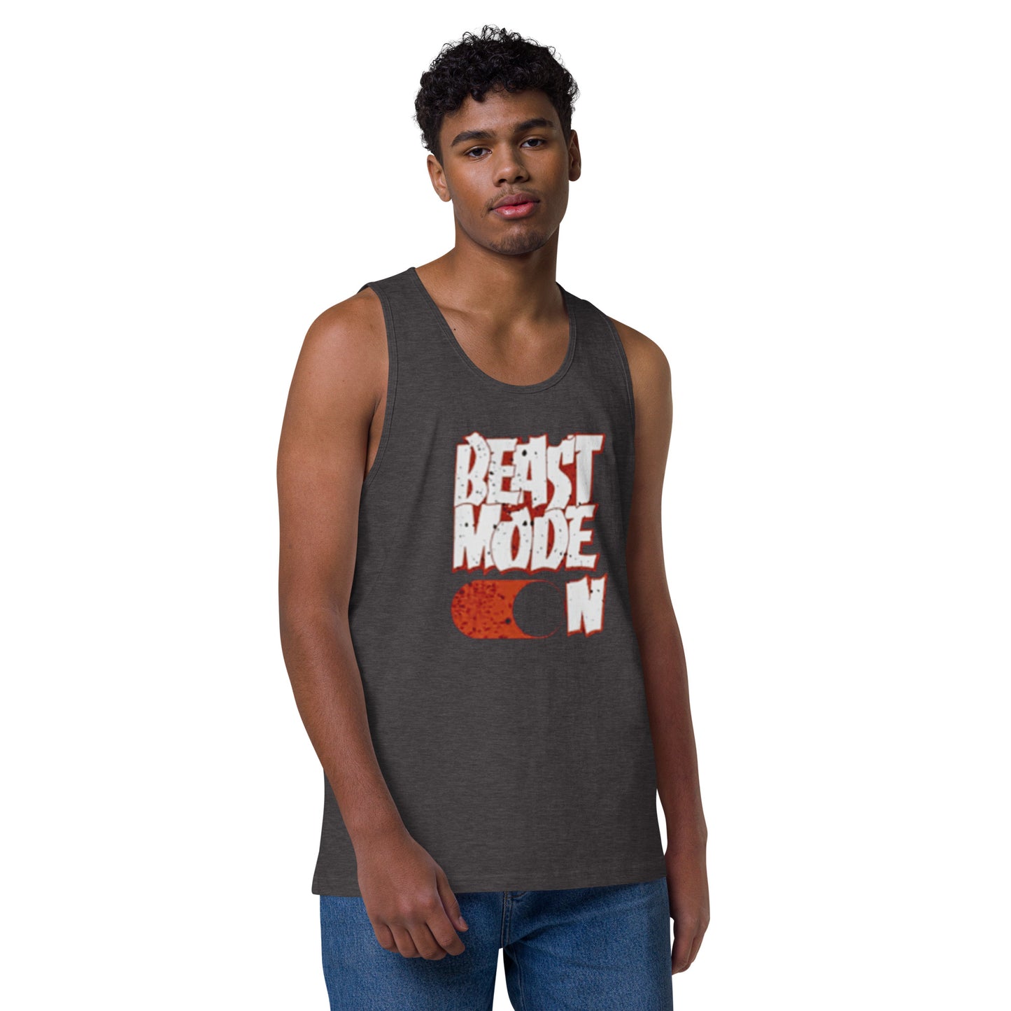 "Beast Mode On"  Men’s premium tank top