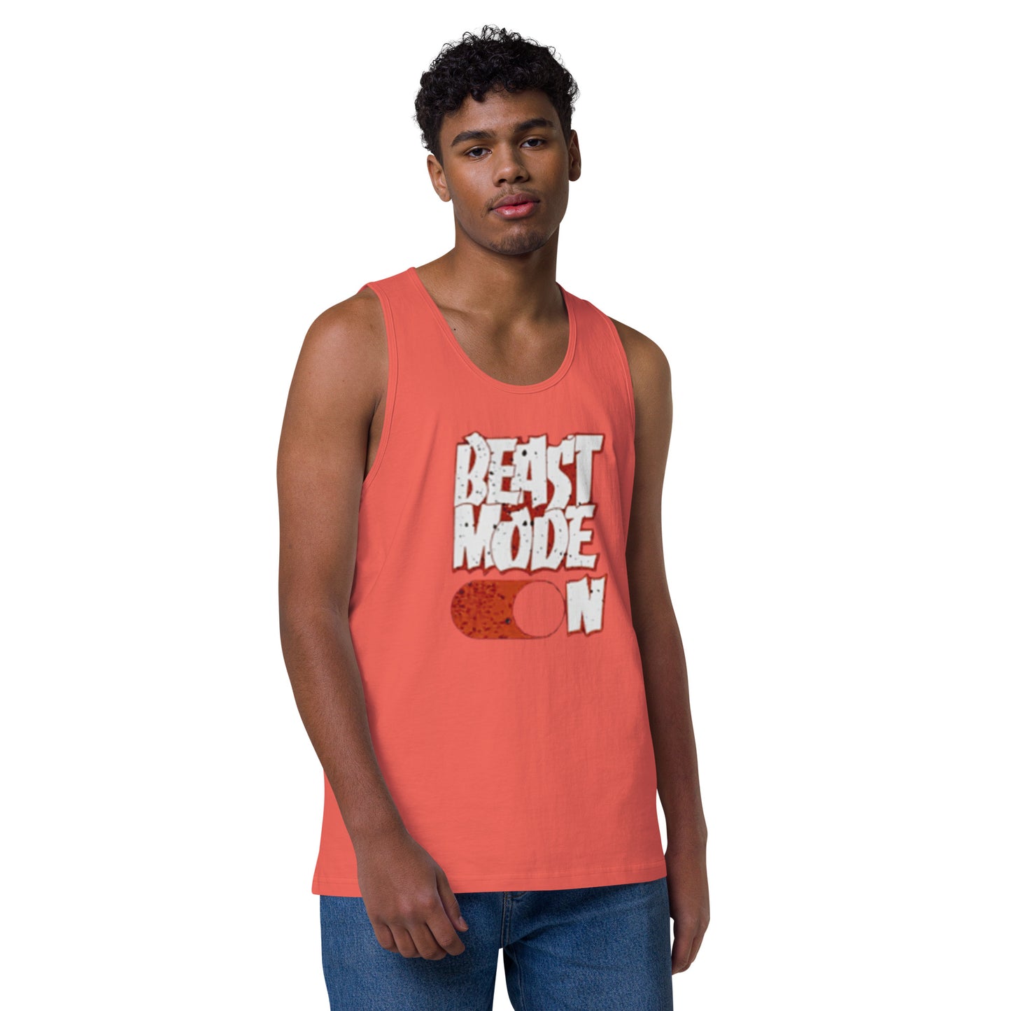 "Beast Mode On"  Men’s premium tank top