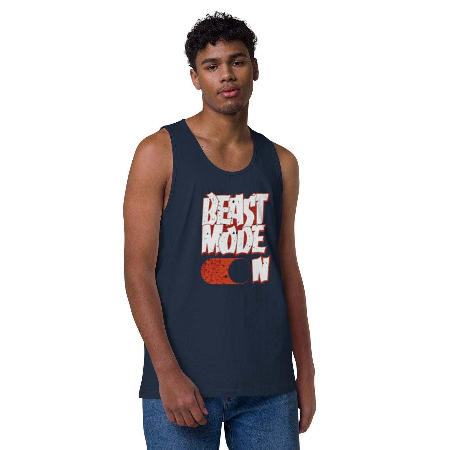 "Beast Mode On"  Men’s premium tank top