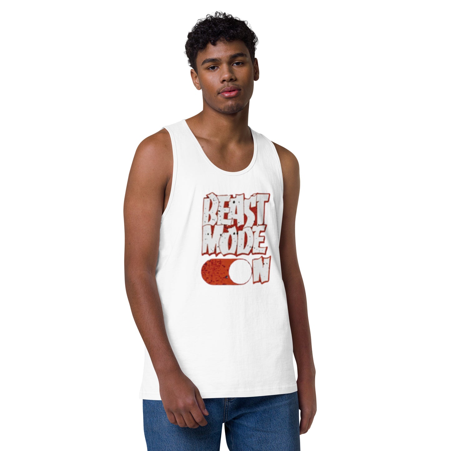 "Beast Mode On"  Men’s premium tank top