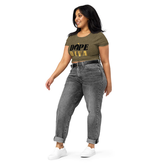 "Dope Diva"  Women’s Crop Tee