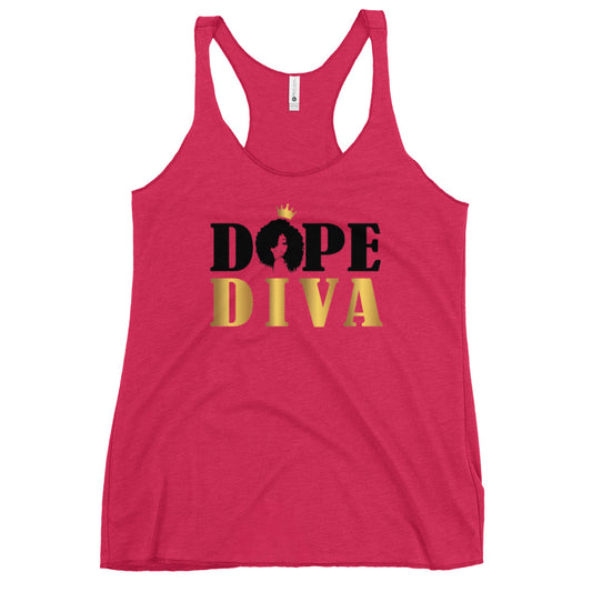 "Dope Diva"  Women's Racerback Tank