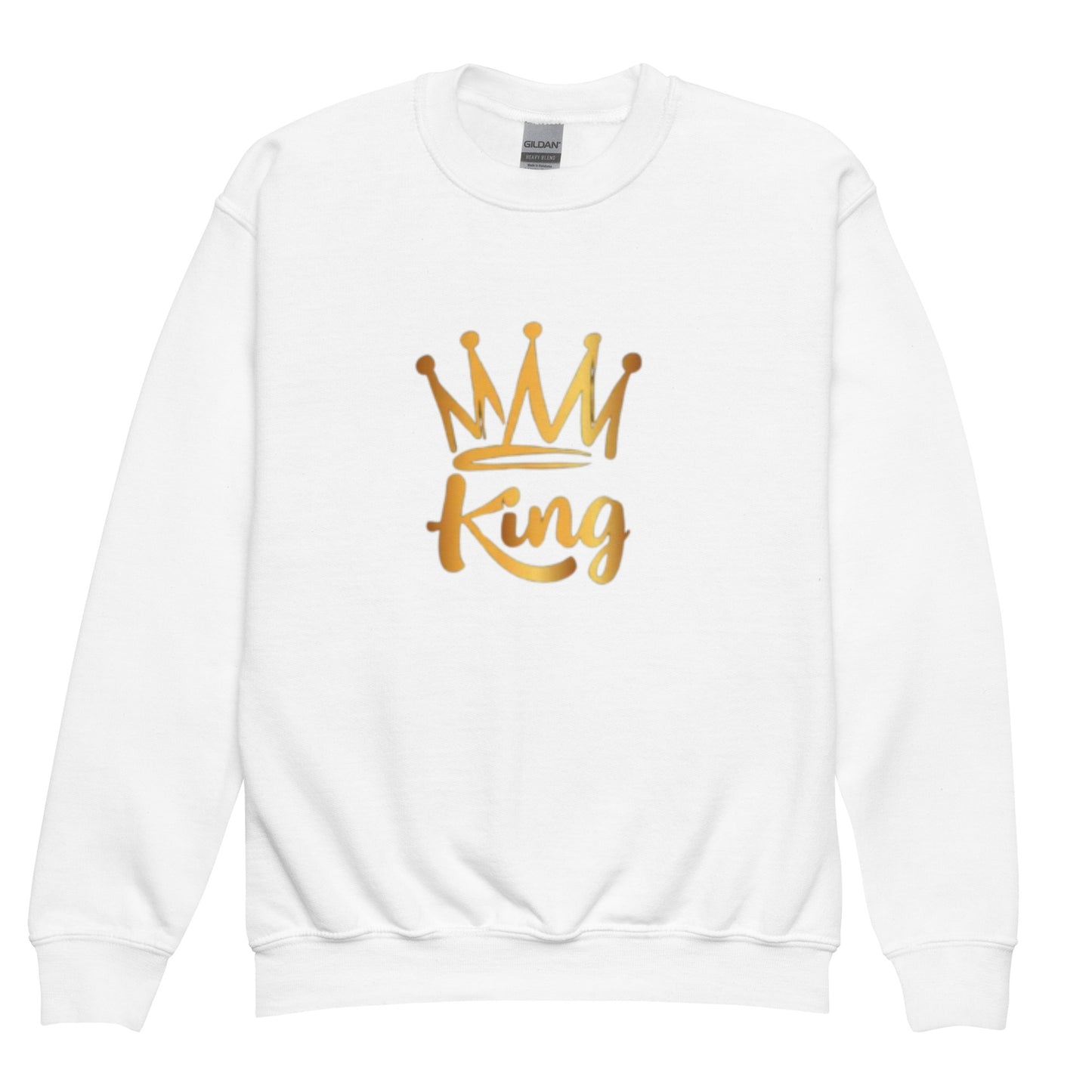 "Crowned King" Boy's crewneck sweatshirt